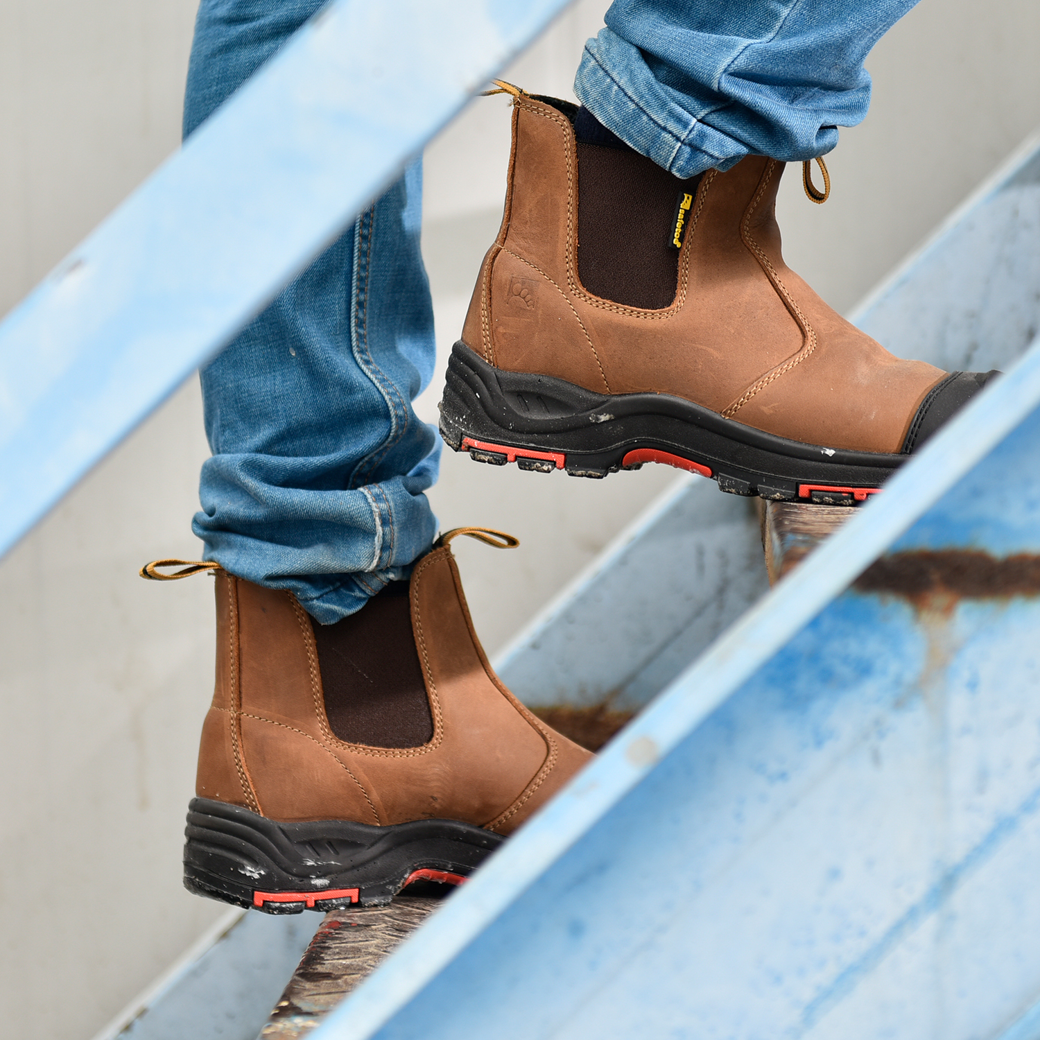 puncture-resistant work boots slip sepatu bot kerja tahan tusukan