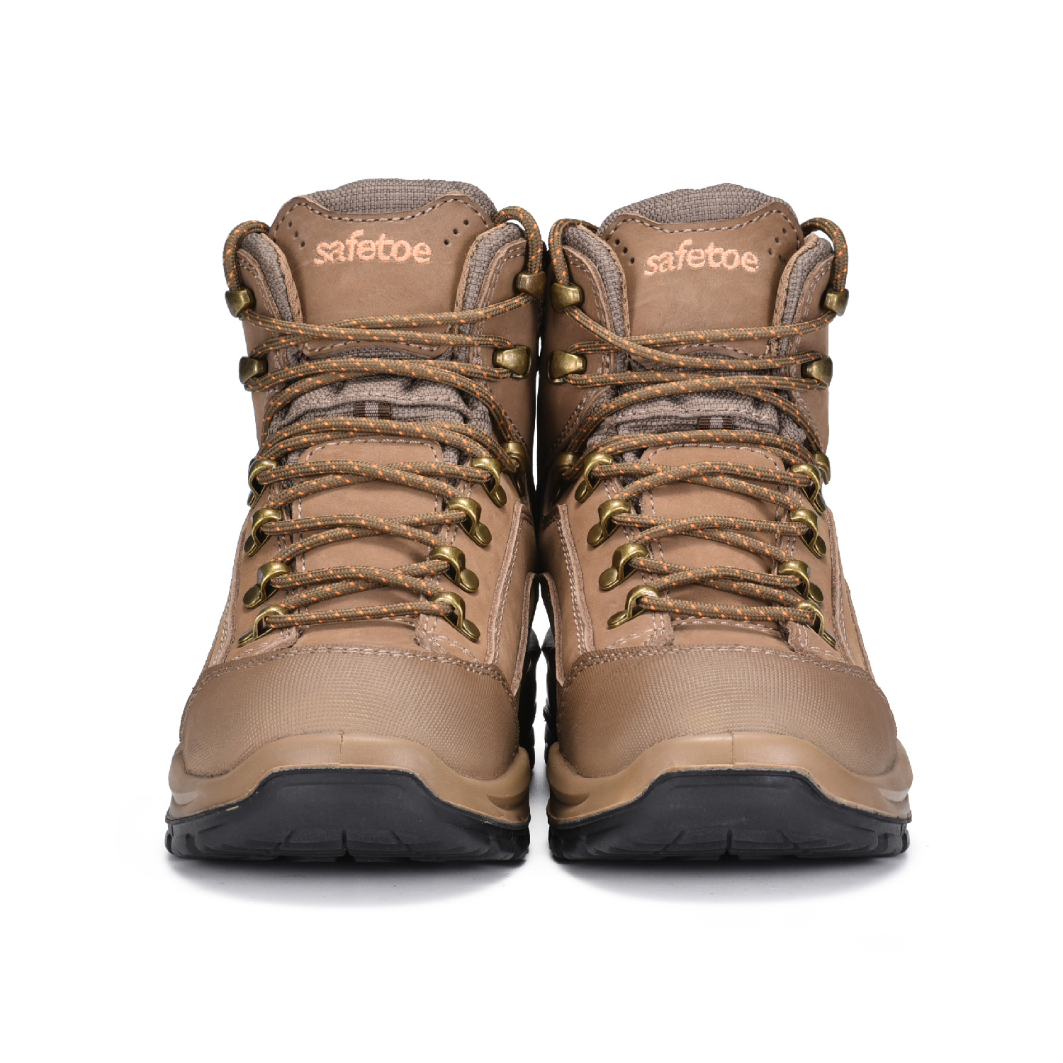 Waterproof membrane wanita bekerja sepatu dengan toe composite m-8567