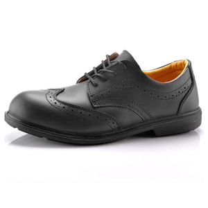 Alas kaki pengaman kulit S3 untuk Eksekutif & Manajer dengan Steel Toe L-7250