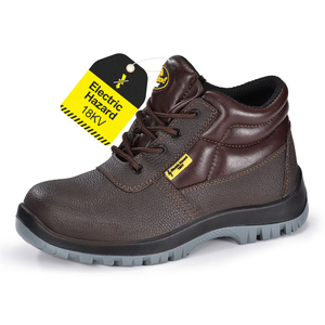 Bahaya Listrik 18KV Sepatu Pengaman Terisolasi untuk Mens Electrician M-8010 EH