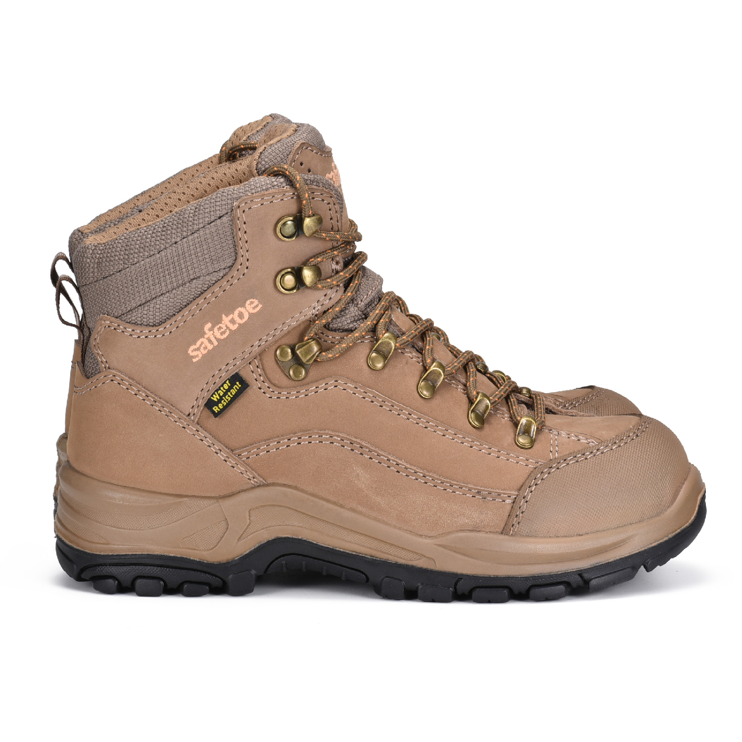 Waterproof membrane wanita bekerja sepatu dengan toe composite m-8567