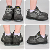 Sepatu kerja keselamatan slip steel slip wanita untuk wanita L-7508W suede