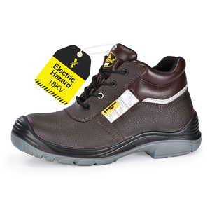 18KV Bahaya Listrik Sepatu Pekerjaan Terisolasi untuk Mens Electrician M-8027 EH