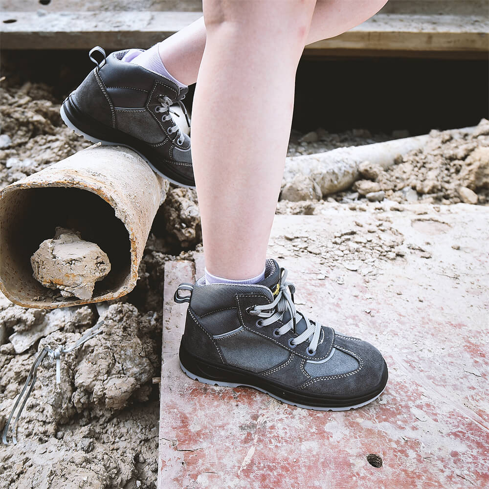 sepatu pengaman kulit untuk wanita 