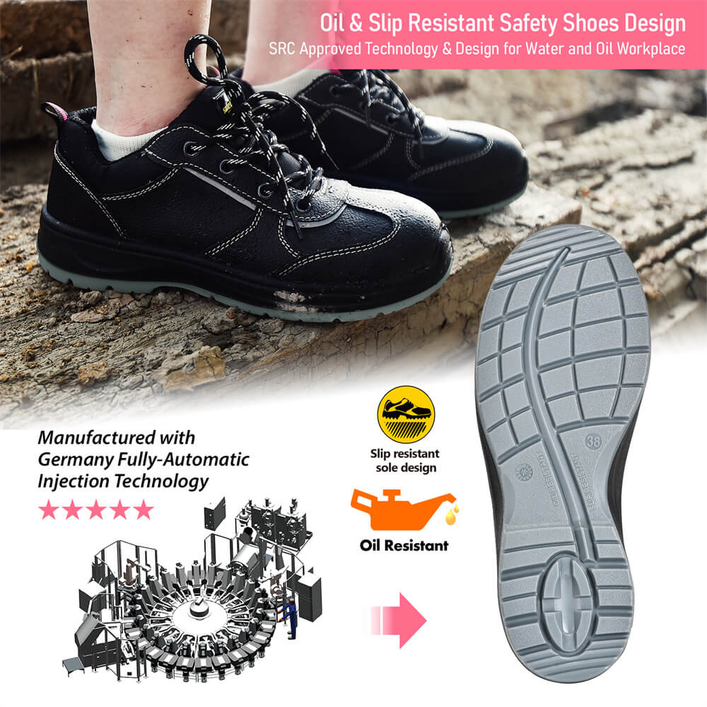 Womens Non Slip Steel Toe Work Safety Shoes & Sneakers untuk Lady L-7508W