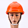 Helm kerja HDPE putih W-002 White