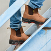 Sepatu botte Toe Komposit Anti-Shock Kulit Asli