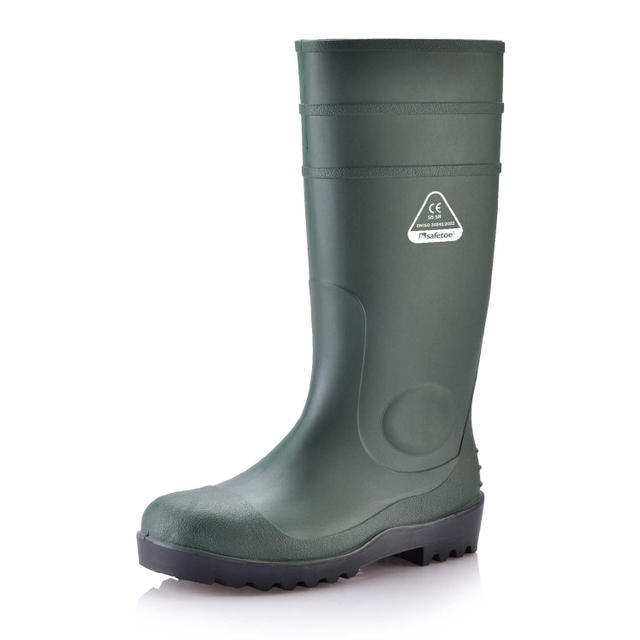 Sepatu Waterproof PVC Safety W-6037 Green
