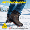 Sepatu Pekerjaan Keselamatan Hangat Mens Tahan Minyak Sepatu Pekerjaan Tahan Air H-9552
