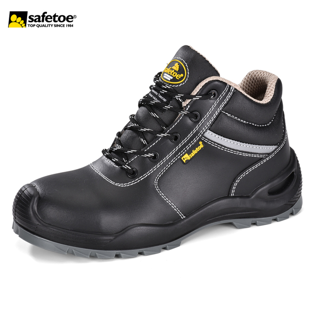 Sepatu keselamatan berkualitas tinggi dengan jari kaki komposit untuk pekerja konstruksi M-8371
