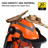 Helm hutan dengan perisai wajah M-5009 Orange
