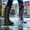 S5 Rain Safety Boots W-6037 Hitam