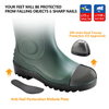 Sepatu Waterproof PVC Safety W-6037 Green