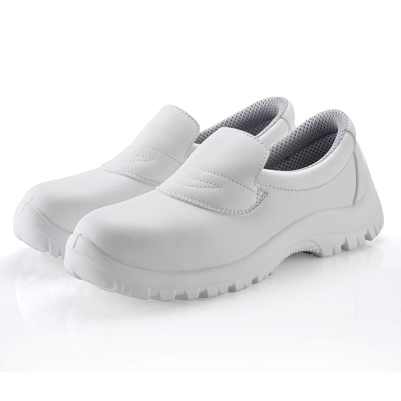 Industri Makanan Buatan Tangan Microfiber PU Safety Shoes