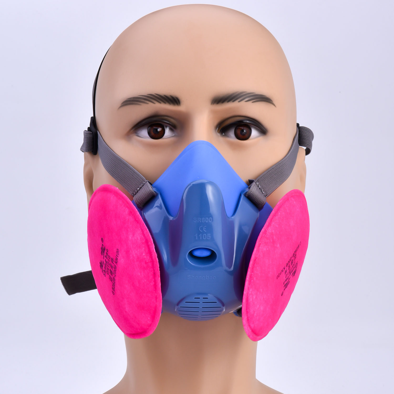 Perlindungan Pekerjaan Setengah Respirator SR800