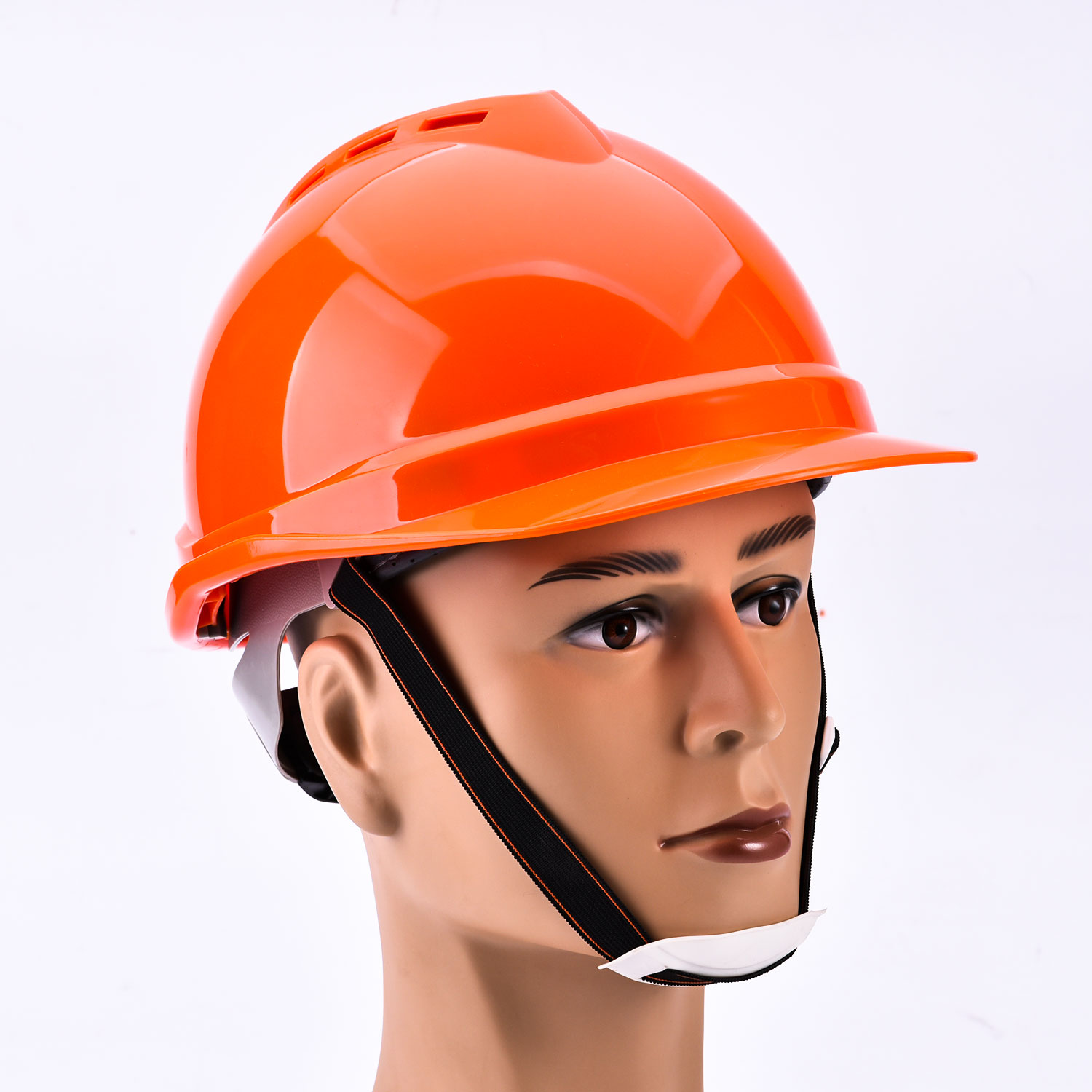 Helm kerja HDPE putih W-002 White
