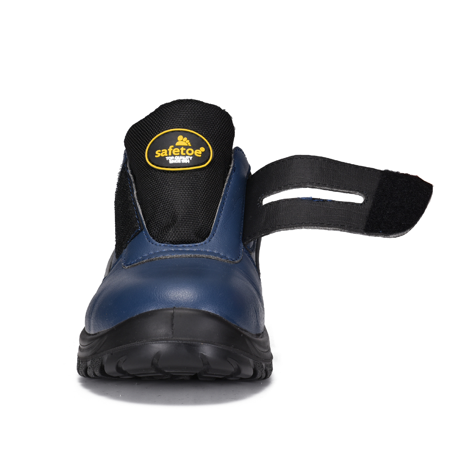 Warna Biru S2 ESD Berat Ringan Micfo Sepatu Keselamatan Kulit Serat L-7531