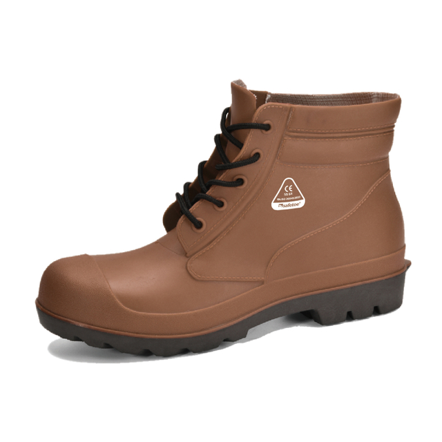 Sepatu bot hujan rendah pria W-6050 Brown