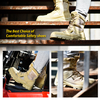 Sepatu bot kerja keselamatan tempur H-9438 Beige