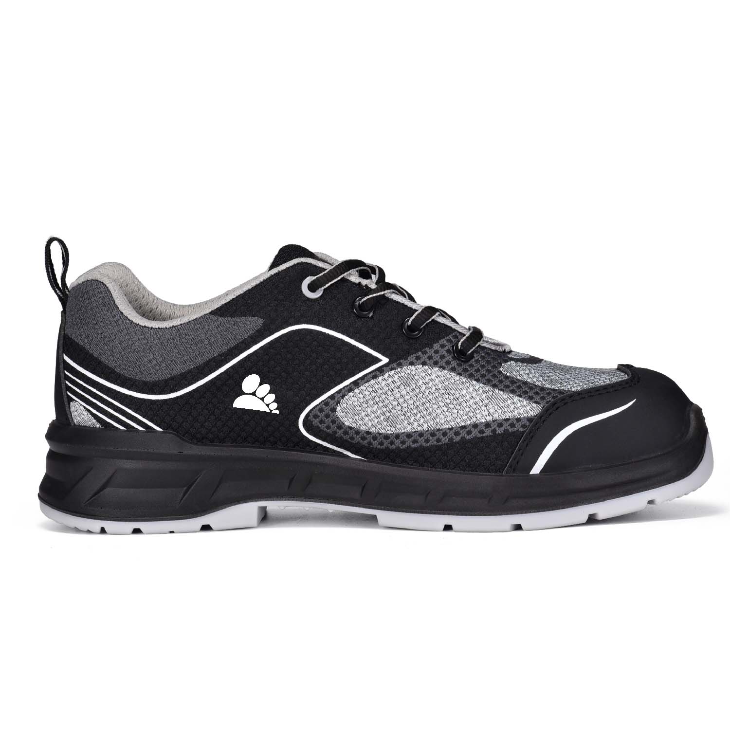 Sepatu Keselamatan Olahraga Kaki Steel L-7501 Grey (Kecepatan)