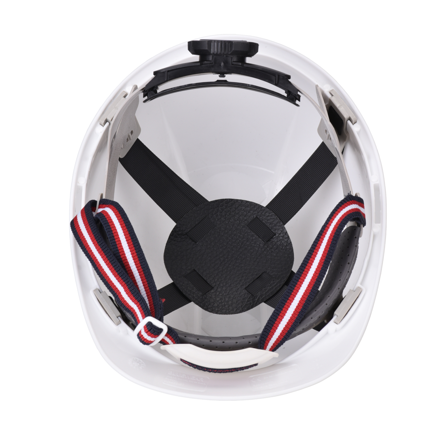 Helm Pengaman Produksi Konstruksi Helm Keselamatan ABS CE yang disetujui Helm Keselamatan W-003 Putih