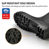 S5 Rain Safety Boots W-6037 Hitam