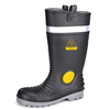 Sepatu bot hujan untuk pria tahan air S5 Toe PVC Boots W-6055 Aqua Guarder