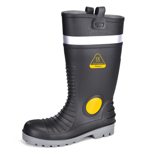 Sepatu bot hujan untuk pria tahan air S5 Toe PVC Boots W-6055 Aqua Guarder