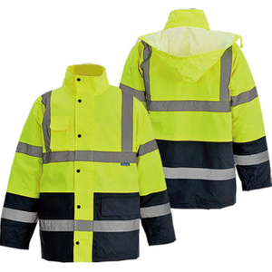 Konstruksi Reflective Rain Coat Y-1104B