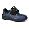 Warna Biru S2 ESD Berat Ringan Micfo Sepatu Keselamatan Kulit Serat L-7531