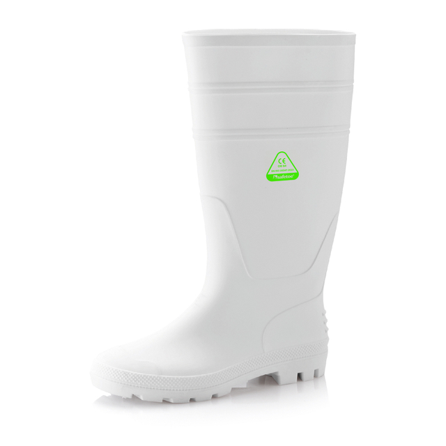 Industri Makanan PVC Rain Boots W-6036 Putih