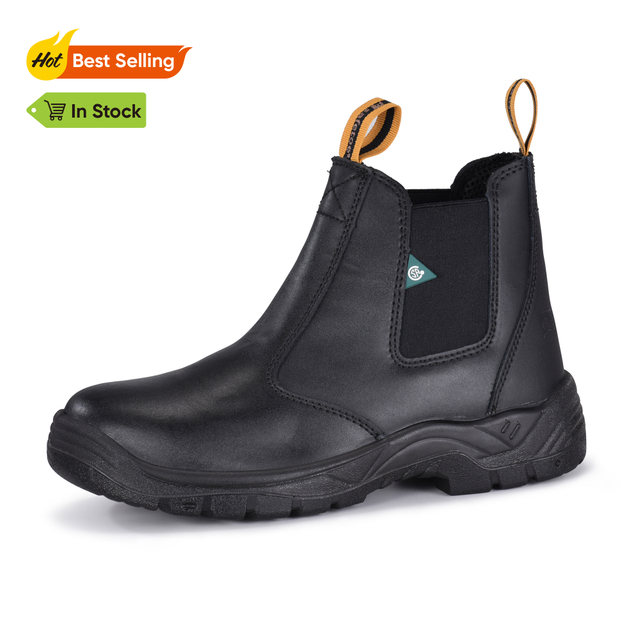 Sepatu Kerja Sepatu Keselamatan Segitiga Hijau CSA dengan kaki baja M-8025