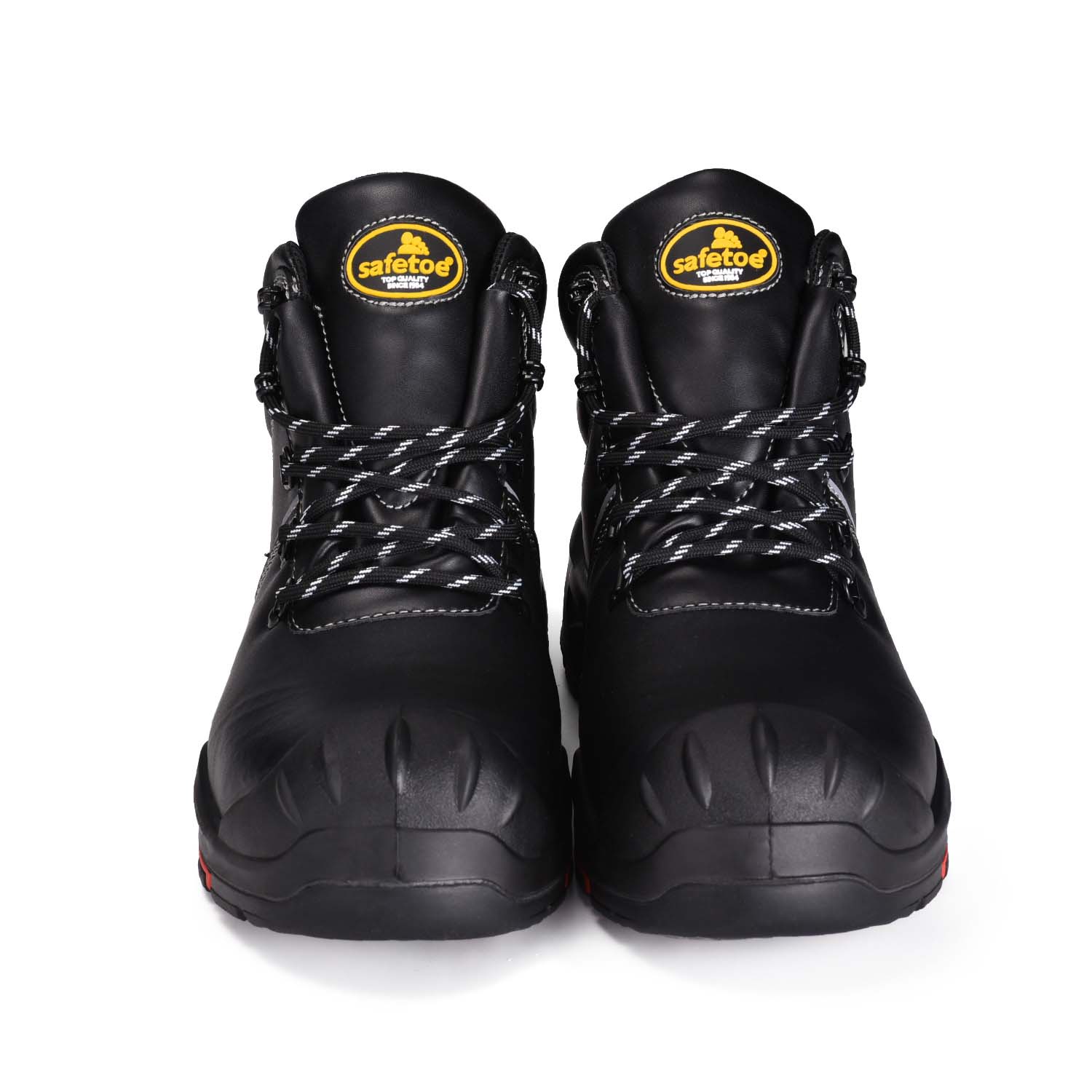 Sepatu keselamatan PU/karet tahan air dengan kaki baja M-8575