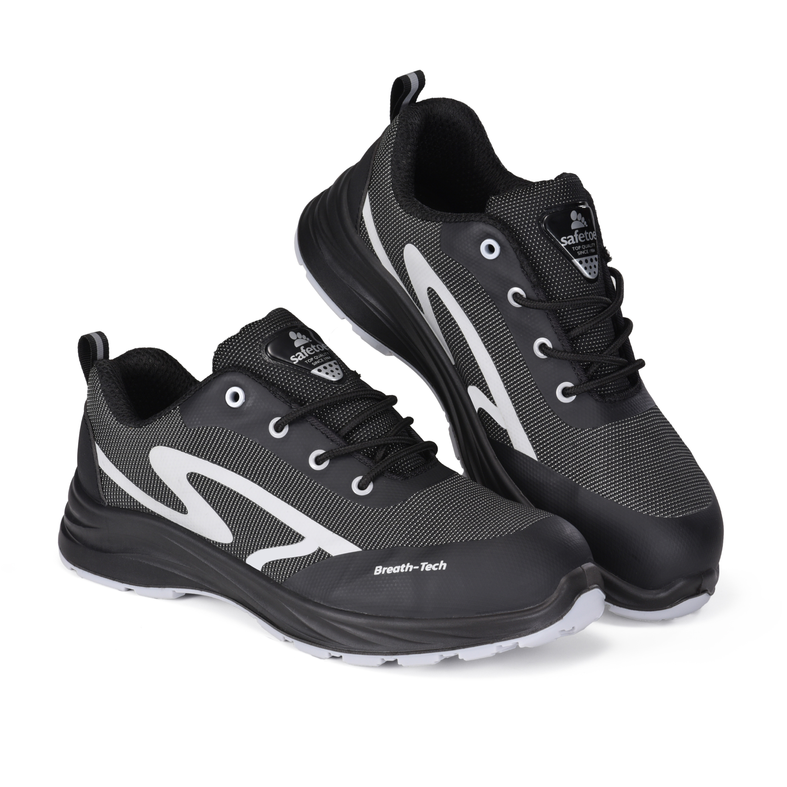 Sepatu kets baru desain ringan keamanan pria pria bekerja l-7569