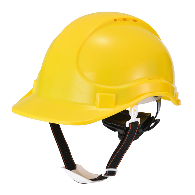 Helm pengaman yang disetujui CE W-018 Yellow