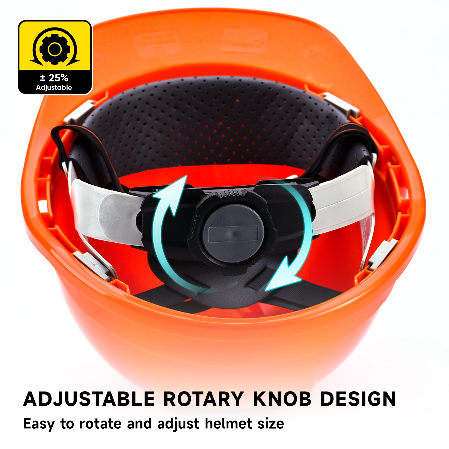 Helm kerja anti-smashing W-002 Orange
