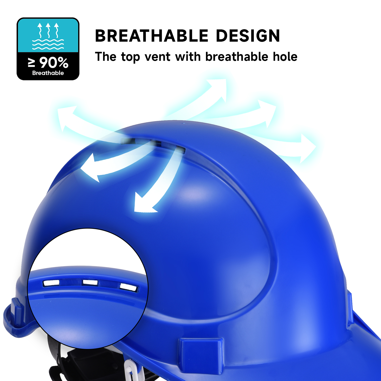 Helm Keselamatan Industri W-018 Biru