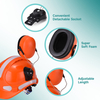 Muff telinga berkualitas tinggi E-2008d Orange