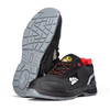 Sepatu keselamatan pu-tek s1p ringan dengan toe composite toe & kevlar l-7512