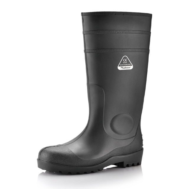 S5 Rain Safety Boots W-6037 Hitam