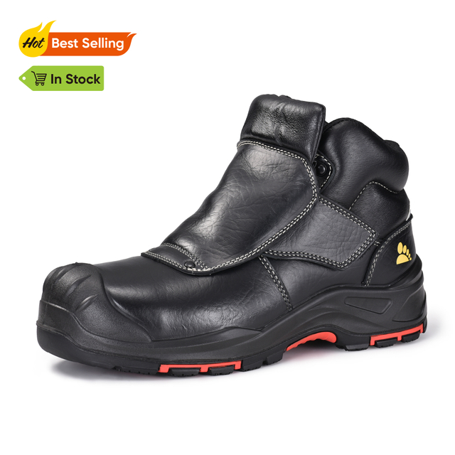 Vortigard ™ Non-logam TOECAP Kerja Keselamatan Welding Boots untuk pekerja las M-8387