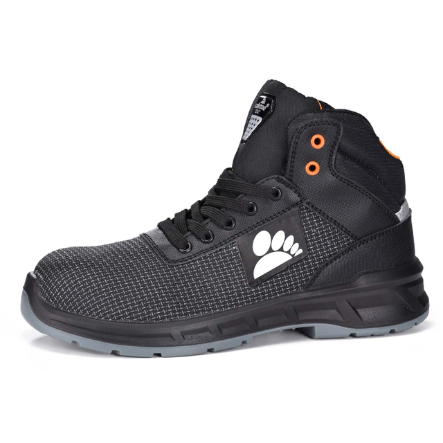 LACE-UP CUT LACE-UP LACE-UP Komposit TOECAP Pelatih kerja pria & wanita M-8571 Orange