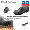 S5 Rain Safety Boots W-6037 Hitam