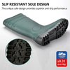 Sepatu Waterproof PVC Safety W-6037 Green