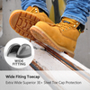 Tahan oli sepatu pengaman kaki baja M-8173 Super