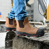 Sepatu botte Toe Komposit Anti-Shock Kulit Asli