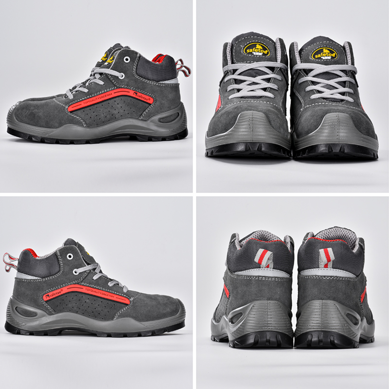 Footwear Keselamatan Logistik S1P Boots Work M-8377 Grey
