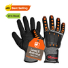 Sarung Tangan Pekerjaan Pabrik Memotong Sarung Tangan Kerja Mekanik Tpr9004 Orange Tpr9004