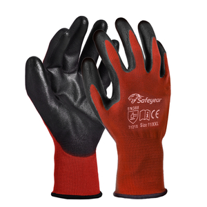 Sarung Tangan Pekerjaan Tugas Berat Pu Pu PN8003 Merah