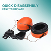 Muff telinga berkualitas tinggi E-2008d Orange